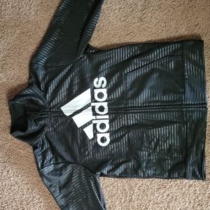 Black Adidas Toddlers Zip up Jacket size 4T